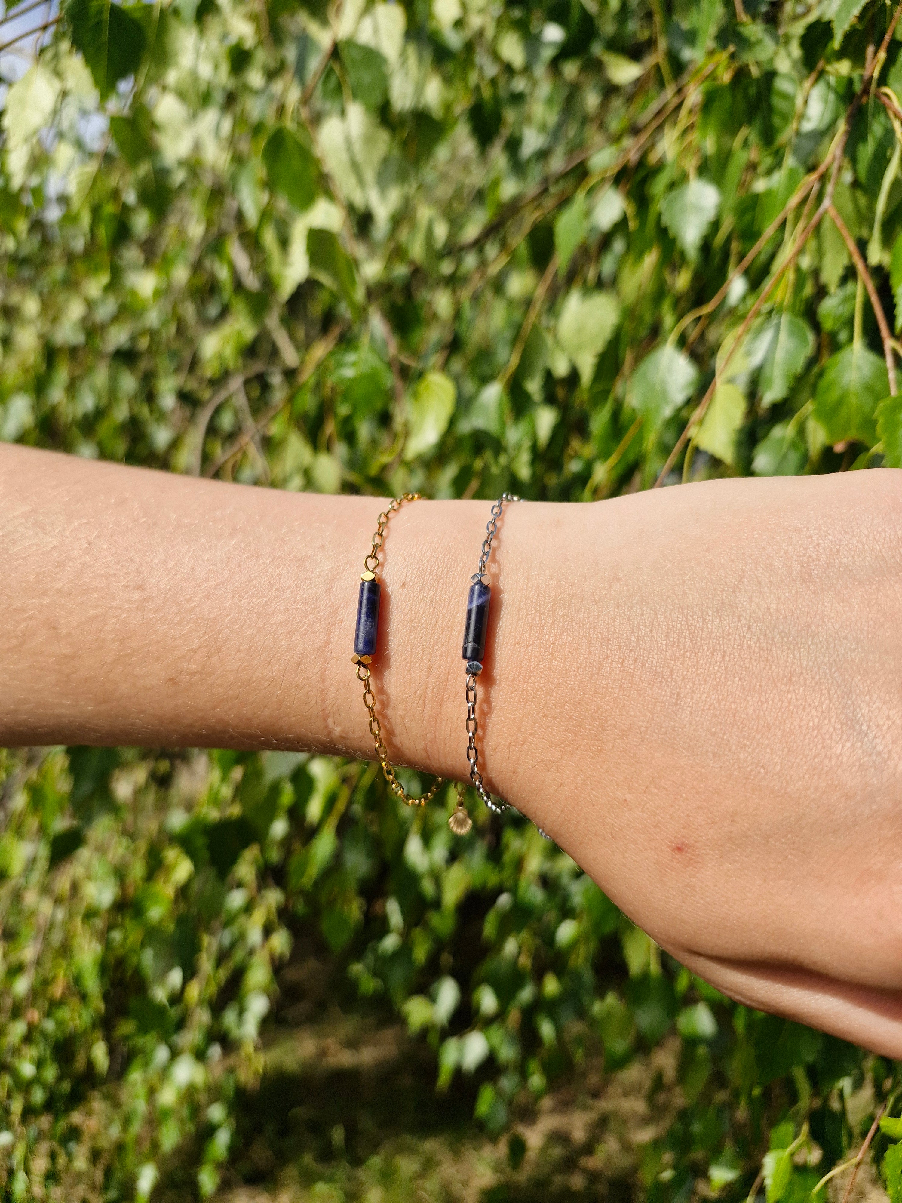 Bracelet OCÉANE ( sodalite )