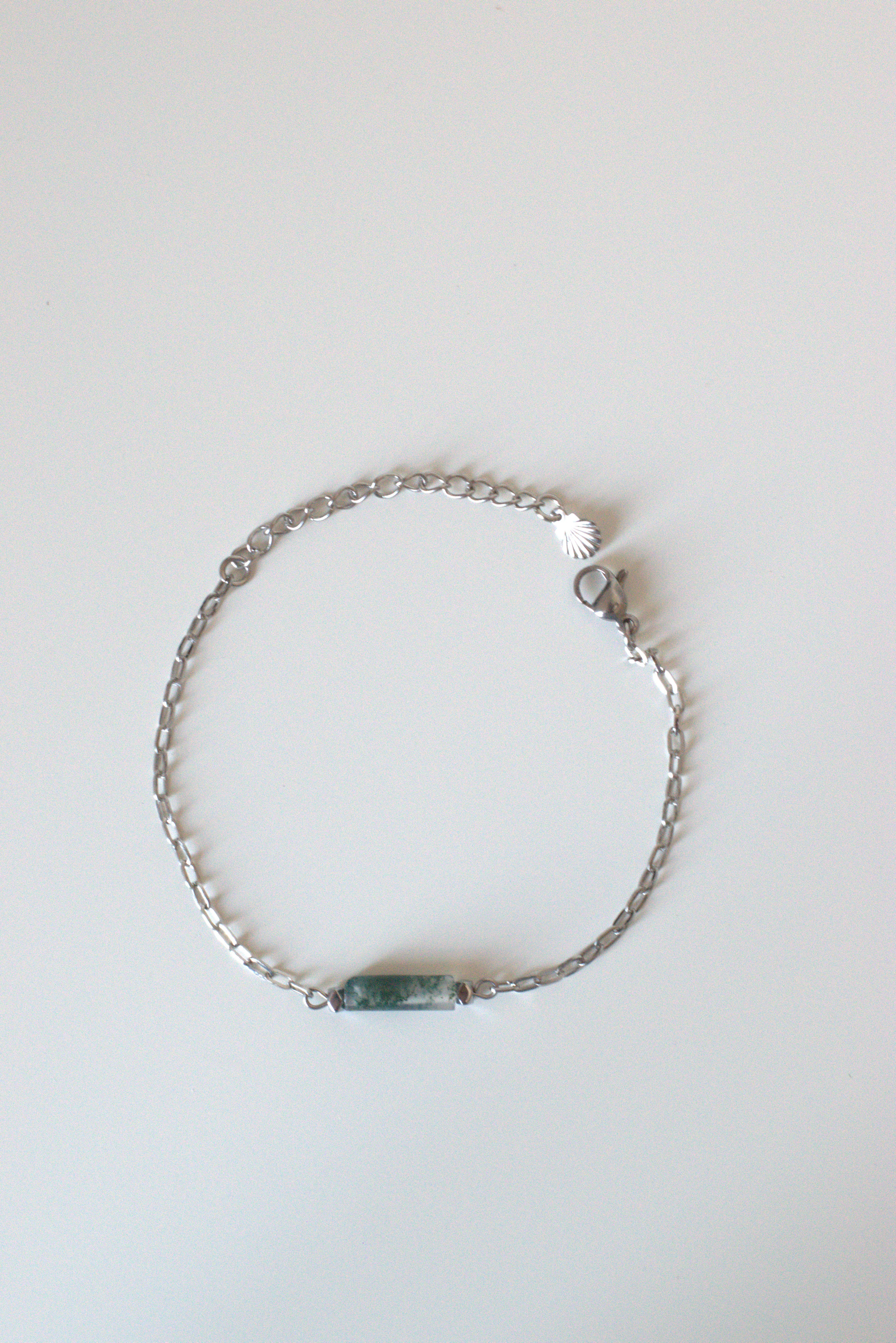 Bracelet OCÉANE ( agate mousse )