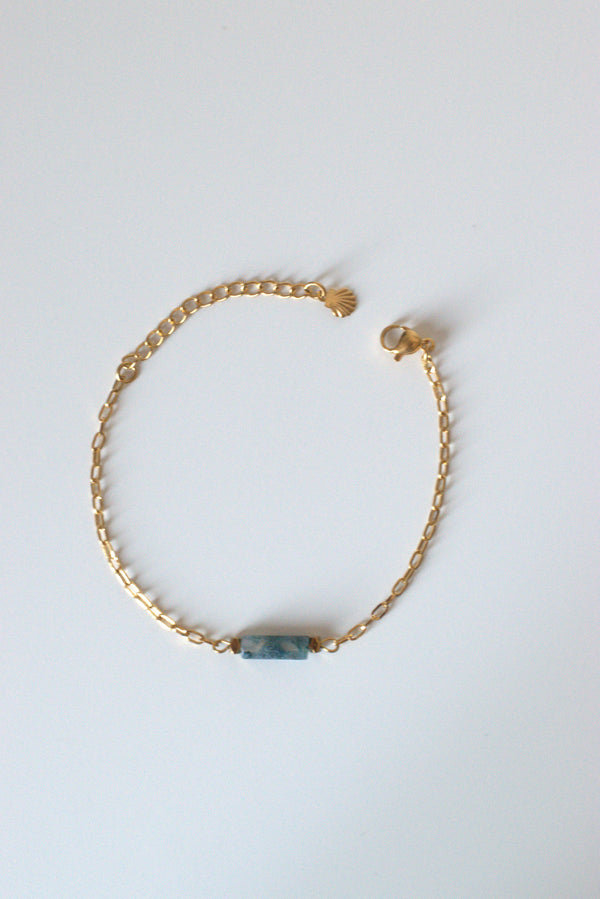 Bracelet OCÉANE ( agate mousse )